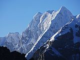 Gokyo Ri 02 Jobo Rinjang And Lunag Massif Near Nangpa La From Gokyo Ri Looking West The weather remained clear in the afternoon in 2008 so I climbed to Gokyo Ri, arriving just before sunset. I looked to the west from Gokyo Ri and saw Jobo Rinjang (6778m). Joe Puryear and David Gottlieb completed the first ascent of Jobo Rinjang (6778m, also called Lunag Ri) via the direct south face alpine style on April 22, 2009. Jobo Rinjang is the pyramidal point at the confluence of the Nangpa La Glacier coming down north from Nangpa La and the Lunag Glacier. The Lunag massif has six peaks ranging from 6492m to 6895m.